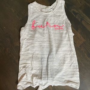 Burn Boot Camp tie back tank